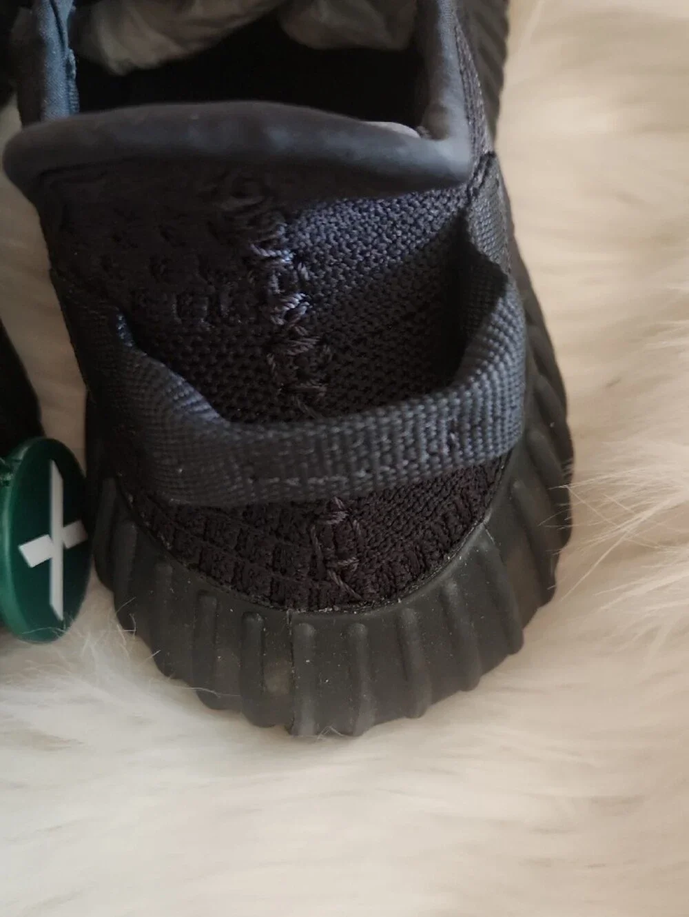 Men's Black Knit Slip-On Athletic Sneakers